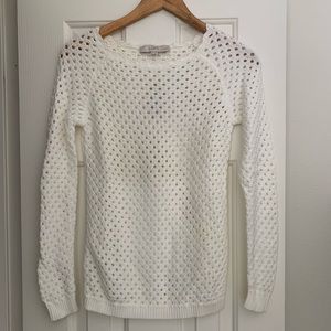 Sweater LOFT ivory size XS petite NWT